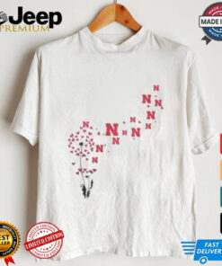 Nebraska Cornhuskers Floral Dandelion Shirt