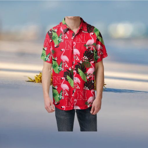 Nebraska Cornhuskers Floral Hawaiian Shirt
