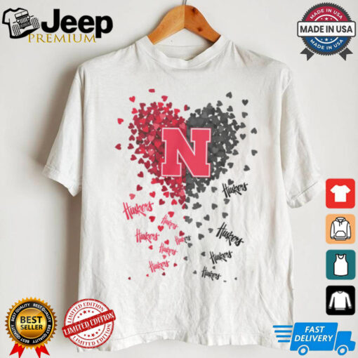 Nebraska Cornhuskers Heart Shirt