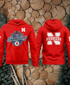 Nebraska Cornhuskers Pinstripe Bowl Celebration 2024 Hoodie