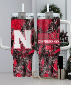 Nebraska Cornhuskers Realtree Hunting 40oz Tumbler