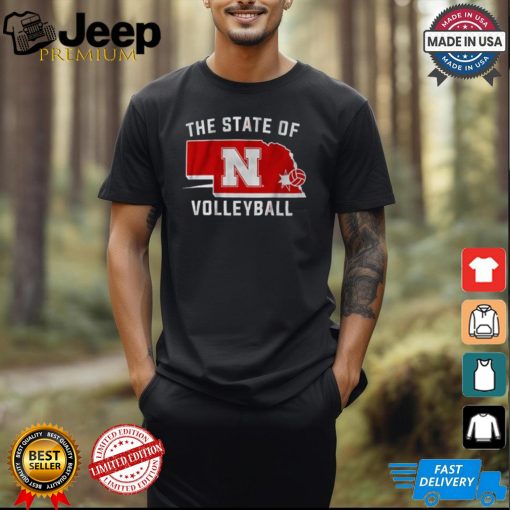 Nebraska Cornhuskers The State of Volleyball shirt