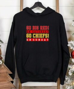 Nebraska Go Big Red On Saturdays And Go Chiefs On Sundays Shirt