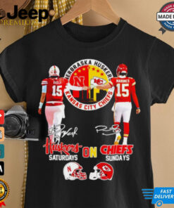 Nebraska Huskers on Saturdays and Kansas City Chiefs on Sundays shirt