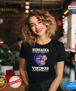 Nebraska In My Heart Vikings In My DNA Shirt