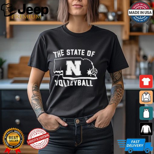 Nebraska The State Of Volleyball Shirt