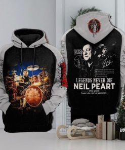 Neil Diamond 1952 2020 Legends Never Die Niel Peart Signature Limited Edition 3d Hoodie