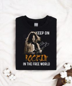 Neil Young Keep On Rockin’ In The Free World T Shirt