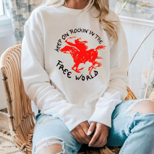 Neil Young Keep Rokin In The Free World T Shirt