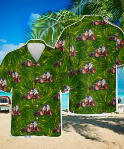 Neilo M7040 Q Cabin Tractor Grader Hawaiian Shirt Beach Hoilday Summer Gift