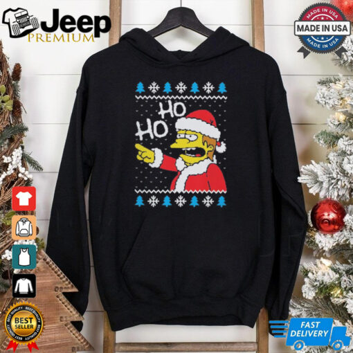 Nelson Muntz The Simpsons ho ho Christmas shirt