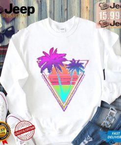 Neon Palm Tree Glow Bright Shirt