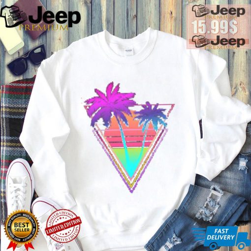 Neon Palm Tree Glow Bright Shirt