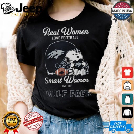 Nevada Wolf Pack x Snoopy Real Women Love Football Smart Women Helmet 2024 Shirt