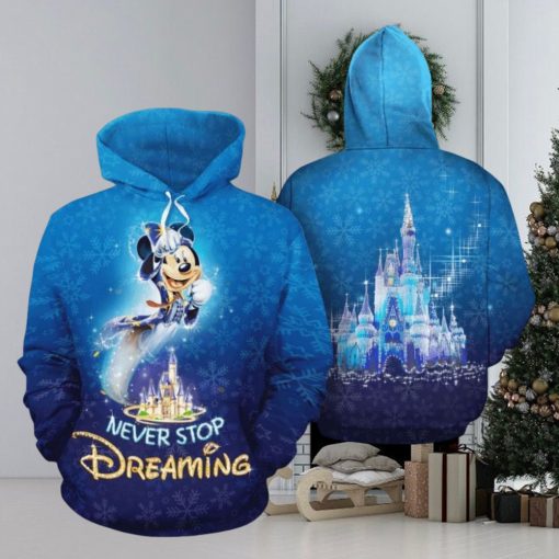 Never Stop Dreaming Art All Over Print Hoodie