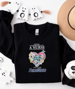 Never Underestimate A Nurse Who Understands Football And Love Penn State Nittany Lions Shirt