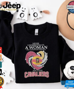 Never Underestimate A Woman Who Understands Basketball And Loves Cleveland Cavaliers shirt