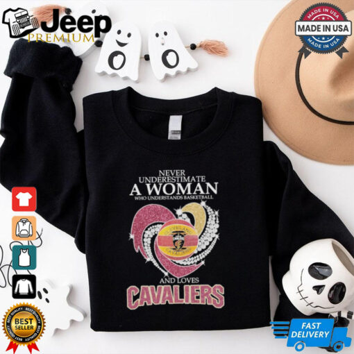 Never Underestimate A Woman Who Understands Basketball And Loves Cleveland Cavaliers shirt