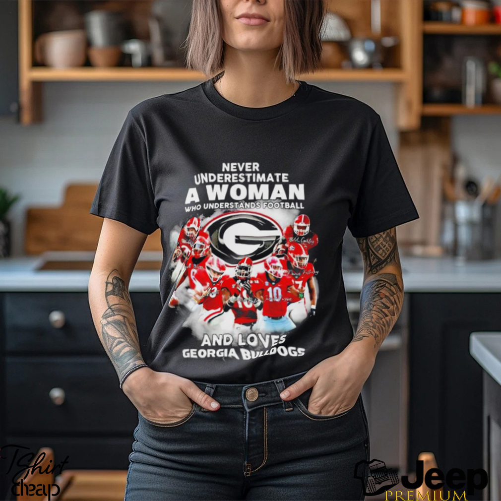 Official Never underestimate a woman who understands football and loves  Kansas City Chiefs signature shirt