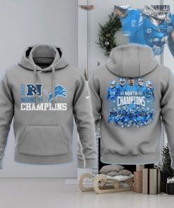 New Detroit Lions 2023 Nfc North Division Champions Hoodie Limited Edition