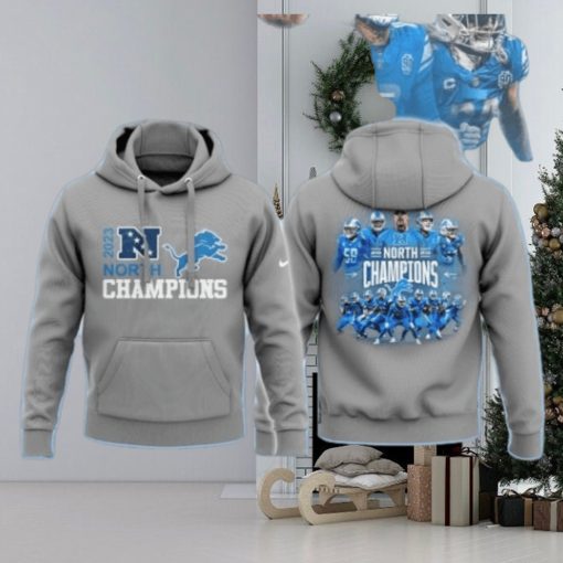 New Detroit Lions 2023 Nfc North Division Champions Hoodie Limited Edition