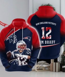 New England Patriots 3d All Over Print Hoodie