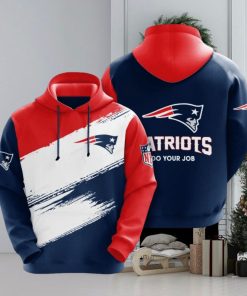 New England Patriots 3d Jiegu All Over Print Hoodie