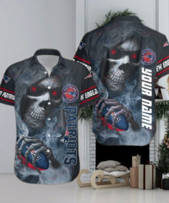 New England Patriots Custom Funny Beach Outfit Hawaiian Shirt Gift For Him