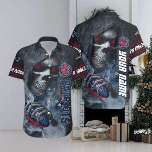 New England Patriots Custom Funny Beach Outfit Hawaiian Shirt Gift For Him