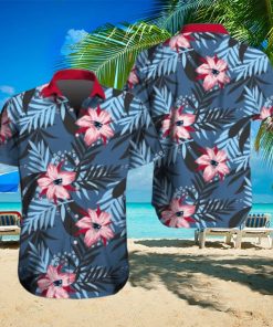 New England Patriots Hawaiian Tracksuit Floral Outfits Button Shirt Beach Shorts