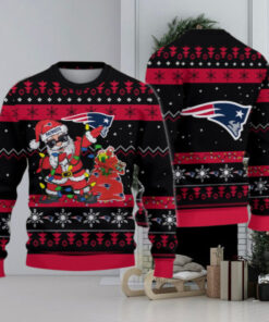 New England Patriots Santa Claus Ugly Christmas Sweater