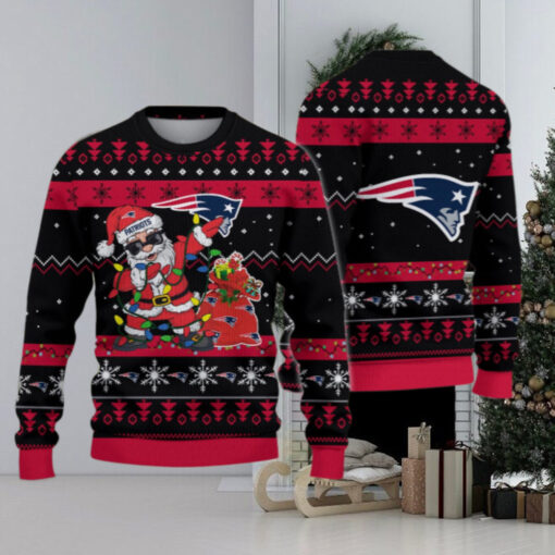 New England Patriots Santa Claus Ugly Christmas Sweater