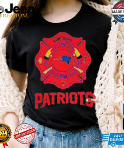 New England Patriots shirt Firefighter Appreciation logo