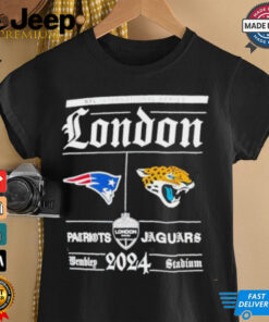 New England Patriots vs Jacksonville Jaguars NFL International Series London 2024 logo shirt