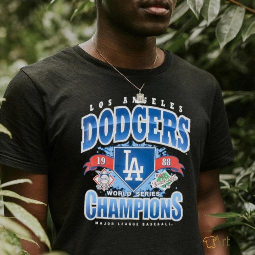 New Era Los Angeles Dodgers Championship Mens Short Sleeve Shirt