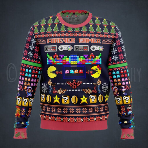 New Forever Gamer Ugly Christmas Sweater