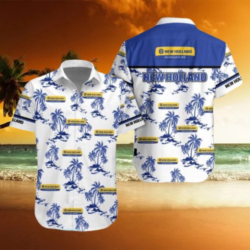 New Holland Car 3D Hawaiian Shirt Tree Summer Holidays For Men Women Fans