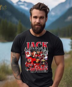 New Jersey Devils Jack Hughes professional ice hockey player honors shirt