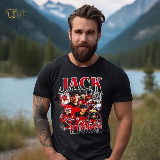 New Jersey Devils Jack Hughes professional ice hockey player honors shirt