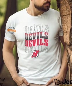 New Jersey Devils Starter Four Team Name Logo Shirt