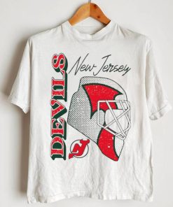 New Jersey Devils ice hockey helmet logo shirt