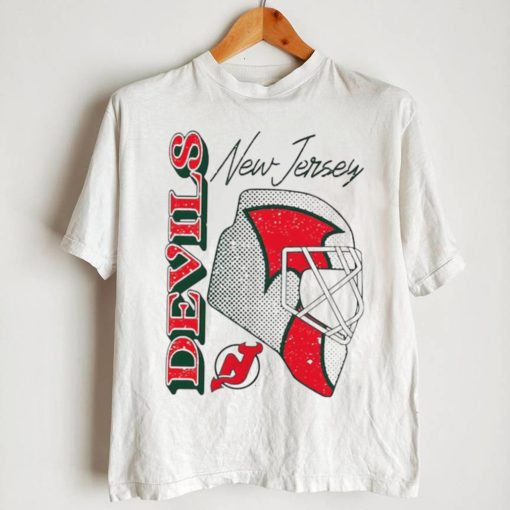 New Jersey Devils ice hockey helmet logo shirt