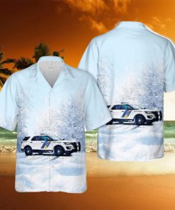 New Jersey State Police Vehicles Button Down Hawaiian Shirt Trend Summer