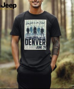 New Kids On The Block June 28 2024 Ball Arena Denver CO Poster Shirt