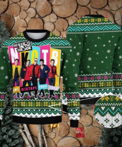 New Kids On The Block The Mixtape Tour Chirstmas Gifts 2024 Xmas For Family And Friends Ugly Sweater