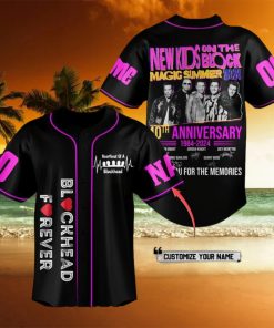 New Kids on the Block 40th Anniversary Custom Baseball Jersey