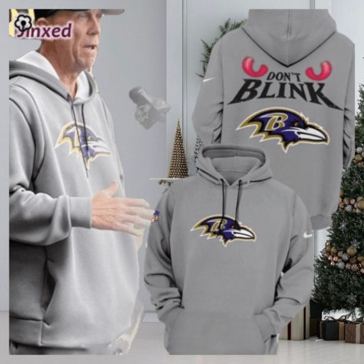 New Limited Edition Baltimore Ravens Gray 3d Hoodie