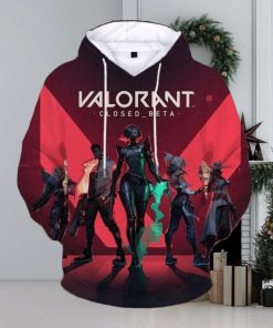 New Mens And Womens Valorant V2 Awesome 3D Hoodie