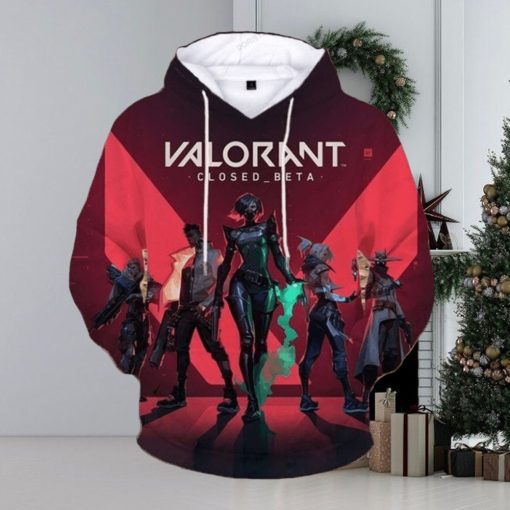 New Mens And Womens Valorant V2 Awesome 3D Hoodie