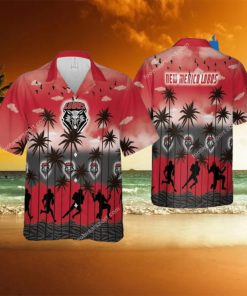 New Mexico Lobos AOP Hawaiian Shirt Pattern Coconut Tree Special Gifts